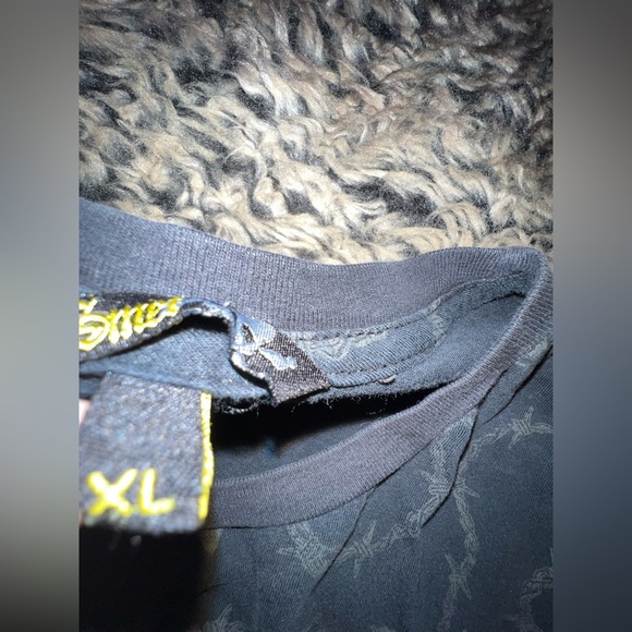 Rare SMET by Christian Audigier “Born on the Street" Y2k rhinestones T-shirt, XL - Picture 10 of 12